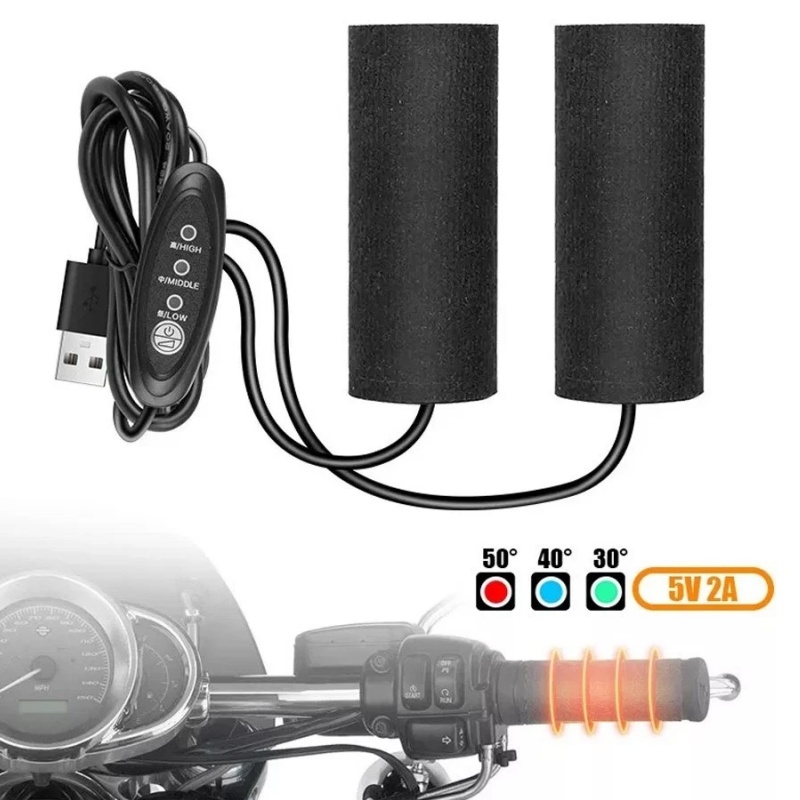 Handlebar Grip Heated - Empuñaduras de manillar de motocicleta con