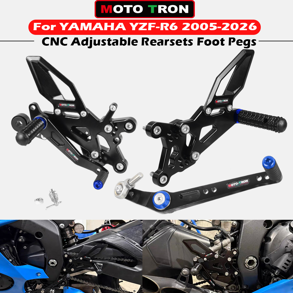 Motorcycle Gear Lever Extender - Reposapiés Traseros Ajustables CNC para Motocicleta,